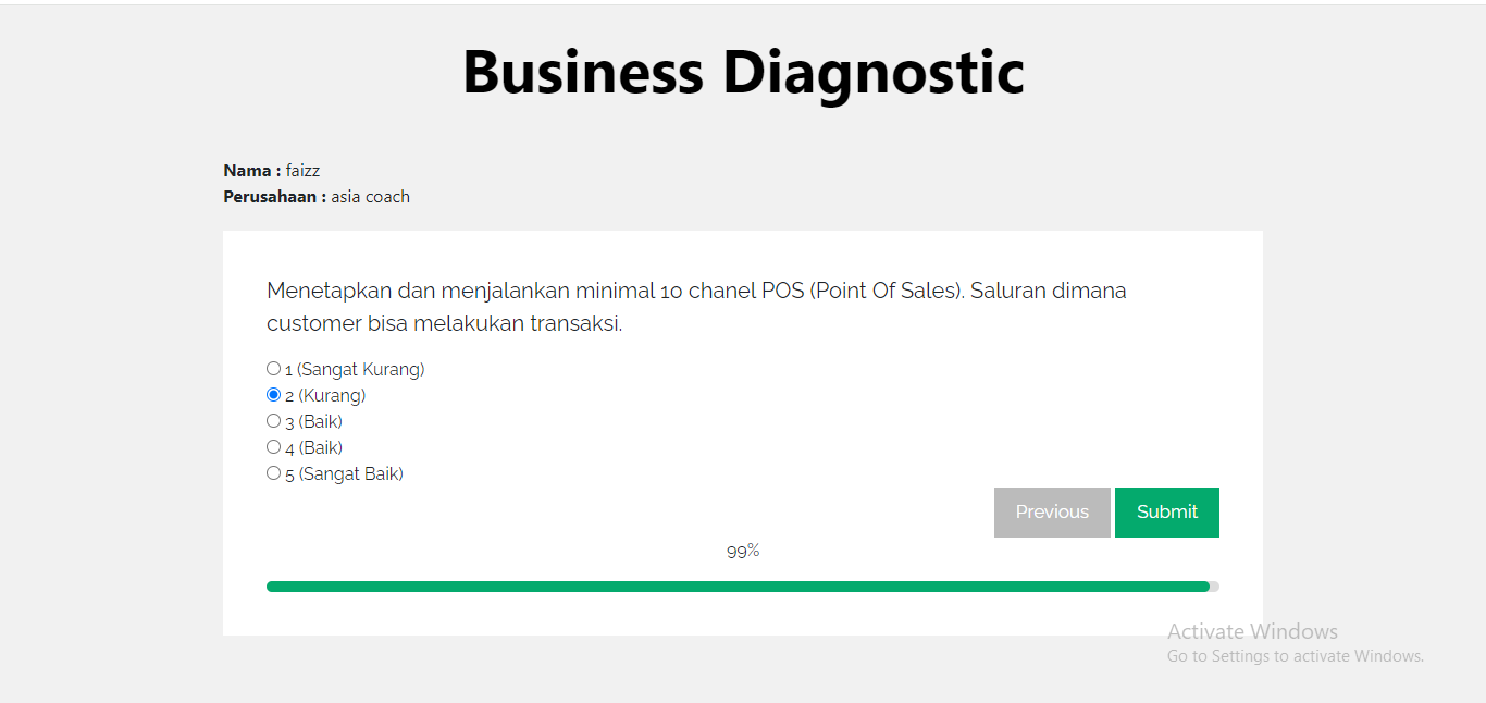 Screenshot of the Growth Business Model website homepage